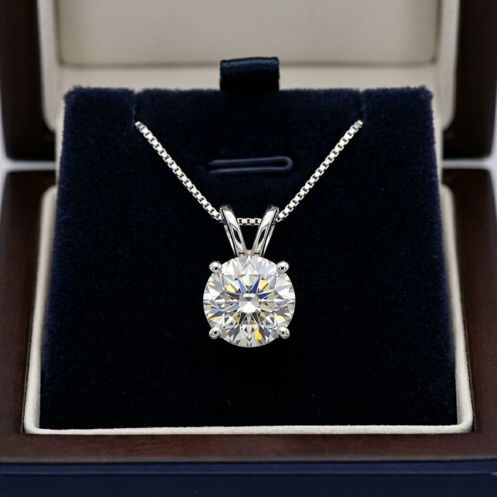 Diamond Solitaire Pendant
