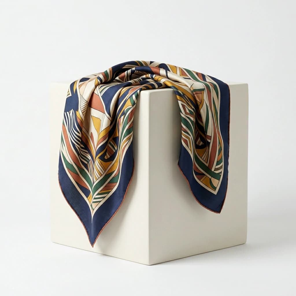 Silk Twill Square Scarf